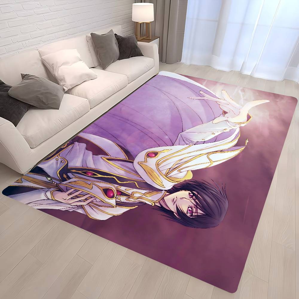 C-CODE-GEASS L-Lelouch Entrance Door Mat Nordic Style Bedroom Living Room Doormat Home Balcony Anti-Slip Modern Home Decor