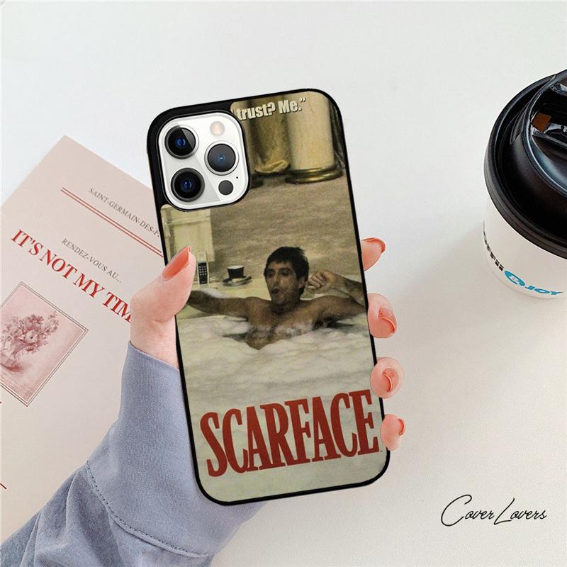 

Scarface Al Pacino Movie Phone Case For iPhone 17 Air 14 15 16 13 12 Cover For Apple iPhone 17 Air Pro Max Plus Coque iPhone 17pro max