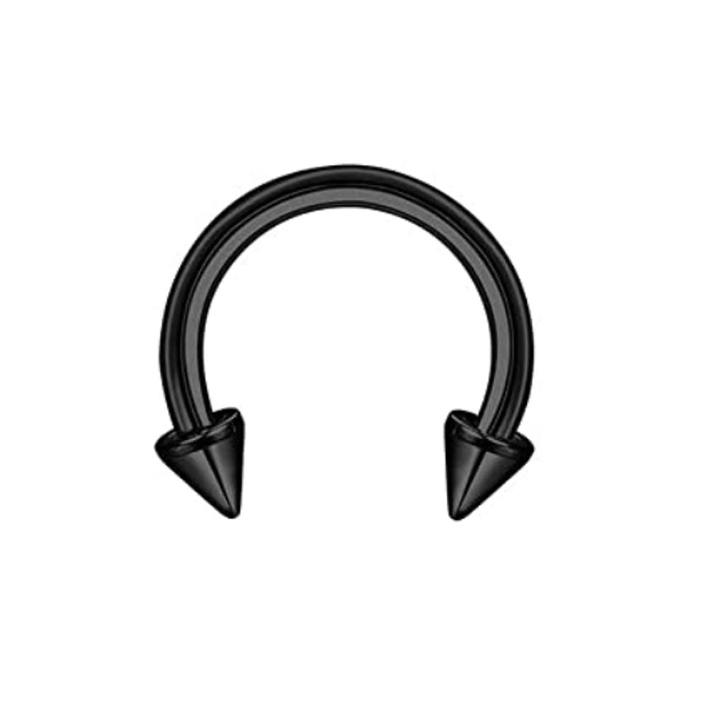 36PCS Horseshoe Barbell Surgical Steel Nose Septum Rings Hoop Daith Earring Eyebrow Tragus Vertical Lip Piercing Jewelry
