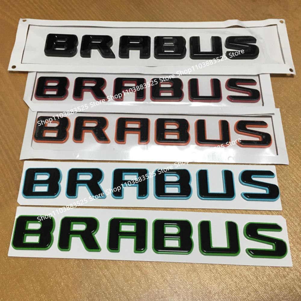 AAZB1 Car Door or Rear Trunk Emblem Badge Sticker For Brabus W212 W204 W205 W463 W464 W221 W213 W206 W253 Modified Accessories