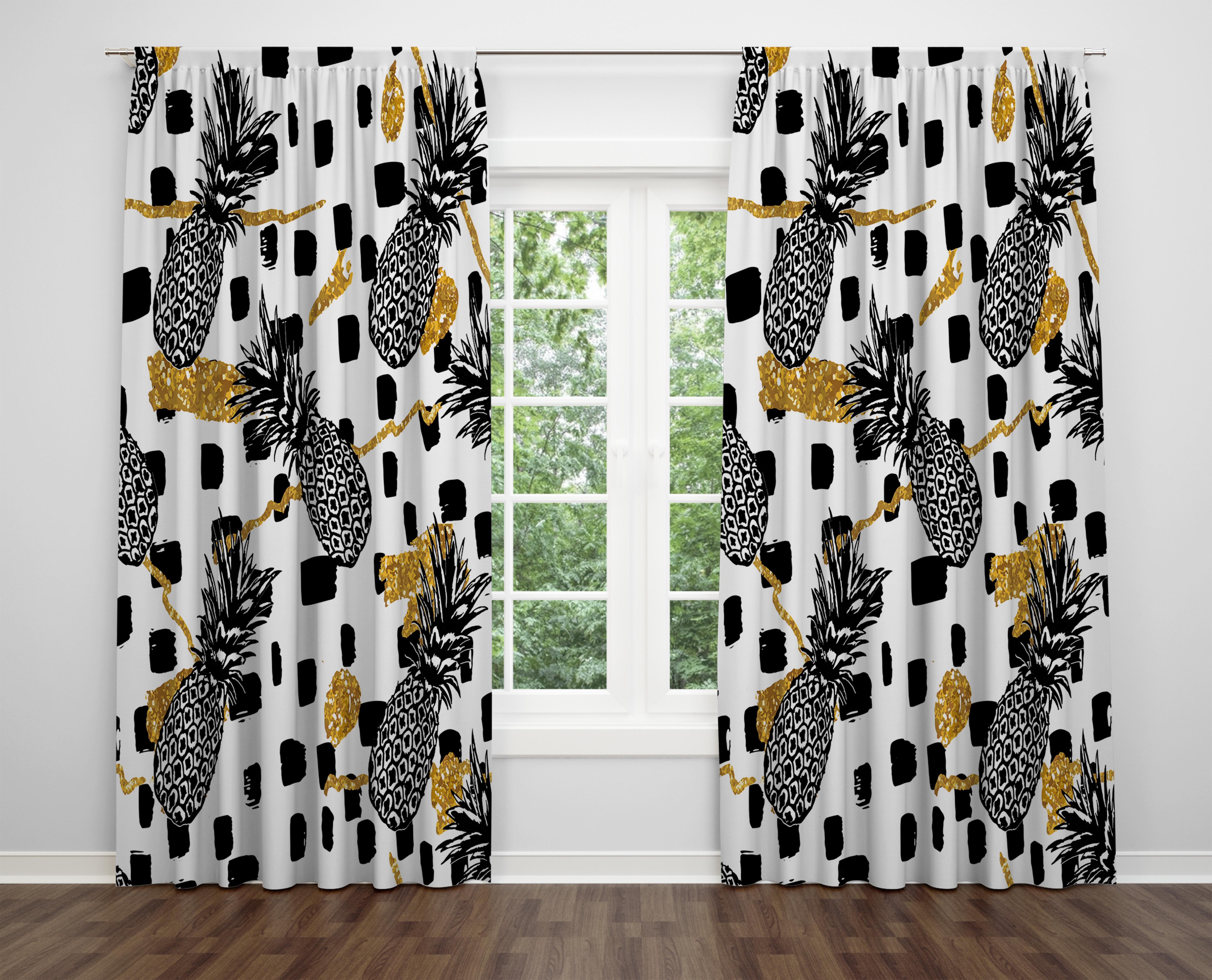 

Декоративний дизайн, високоякісна бавовняна тканина, ви можете вибрати одну або подвійну фіранку з крила 1 piece різнокольоровий