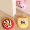 Cute PVC Door Stopper Cartoon Silent Doorknob Bumper Self-adhesive Anti-collision Furniture Anti-crash Pad for Home