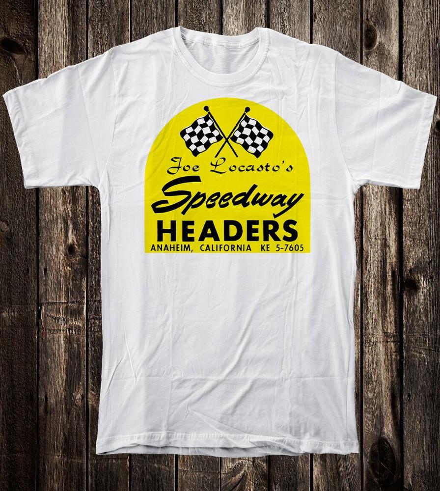 Retro Hot Rod Tee T Shirt Drag Race Racing Speed Shop Joe Locasto Headers Unisex T-Shirt