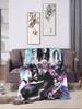 Tokyo Hotel Flannel Blanket Super Soft Bedding Throws for Kids  Outdoor Use Fluffy Bedspread Sofa Bed Cover