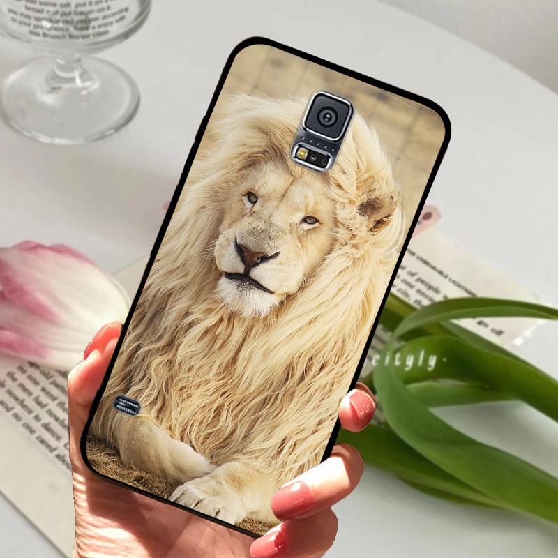 Für Samsung Galaxy S5 Hülle S 5 I9600 SM-G900F Niedliche Bemalte Silikon-Rückabdeckung Für Samsung S5 Hüllen G9006V Schutzhülle