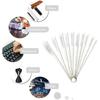 10pcs Pipe Tube Brush Pipe Cleaning Brushes Nylon Bristle Drinking Straws Cleaner Brush For Washing Kettle Spout Teapot Nozzle