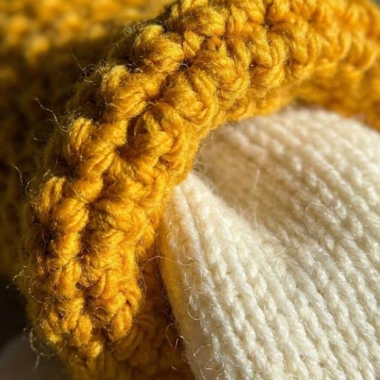 Scarf Ultra Soft Cheese Core Long Knitting Scarf with Warm Hand Pockets Winter Knit Scarf Cheese Lover