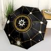 1pc Cosmic Pattern Starry Sky Automatic Folding Umbrella, Heavy Duty 8 Rib Iron Frame,  Suitable for Travel, Daily Use, Birthday, Decor Gift m0105107