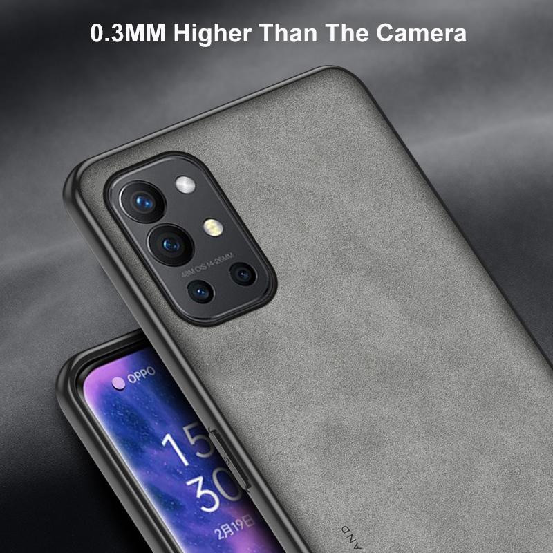 Luxury Leather Case For OnePlus 9R 9RT 9 Pro 5G Cover Matte Silicone Protection Phone Case For One Plus 9 R RT 9 Pro OnePlus9