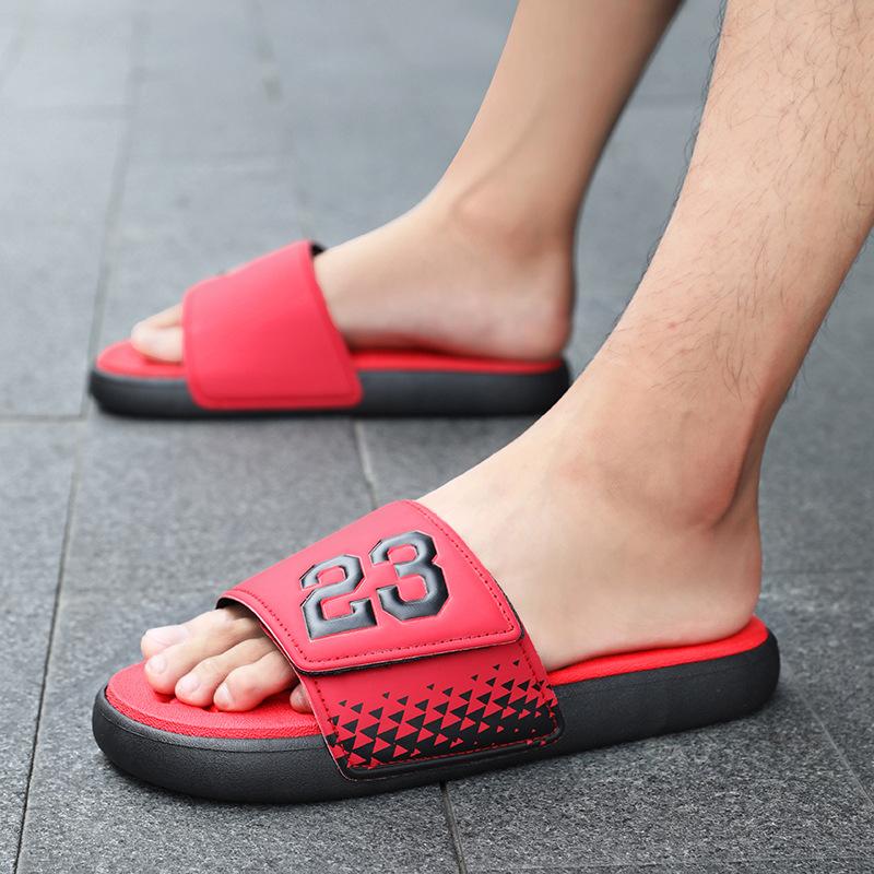 Fashion Summer New Men's Slippers EVA Soft-Soled Men Beach Sandals Outdoor Non-Slip Flip-Flops Brand Men Sports Slippers Big Size 39-46