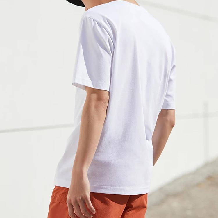 Li Ning Basketball Culture Series Graffiti Logo Printed Round Neck Short Sleeve T-Shirt Unisex Tops White AHSS597-1