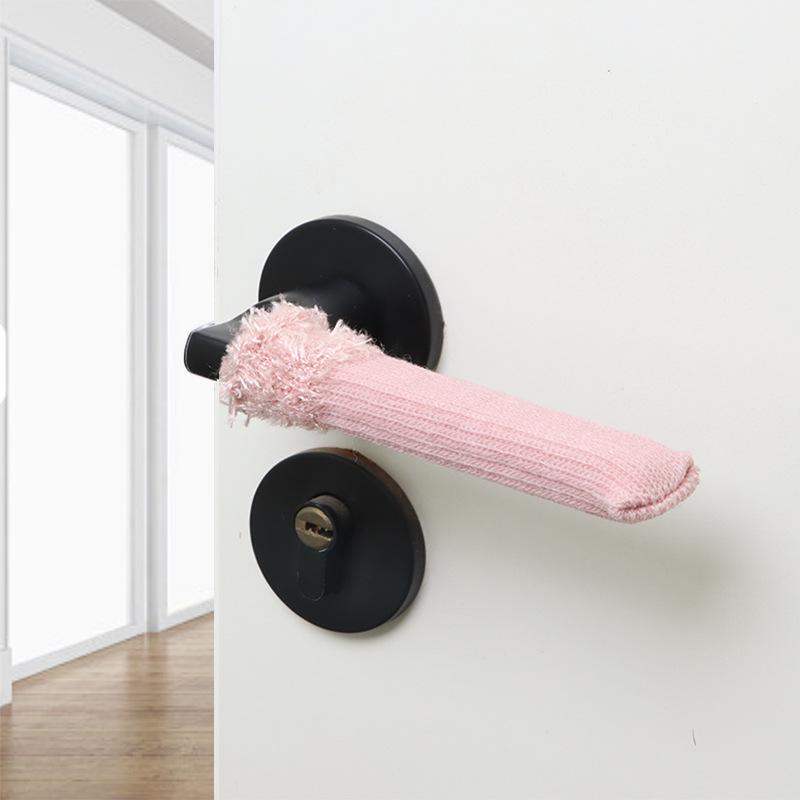 Knitted Thickened Anti-Collision Door Handle Cover for Winter