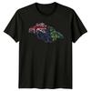 Tuvalu Map Landmarks Mens T-Shirt Womens Tee Graphic Unisex Top