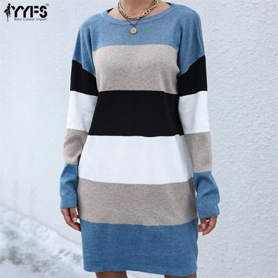 Women's Fashion Casual Autumn Winter Long Sleeve O-Neck Sweaters
