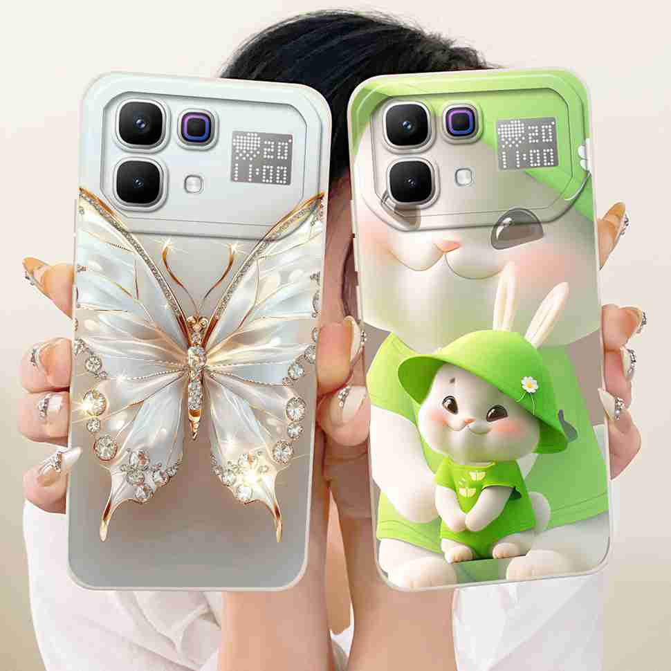 New For Infinix Note 60 Pro 5G X6878 Case Paint Cat Flowers Silicone Cover For Infinix Note 60 5G 6.78" X6879 Phone Cases Bumper