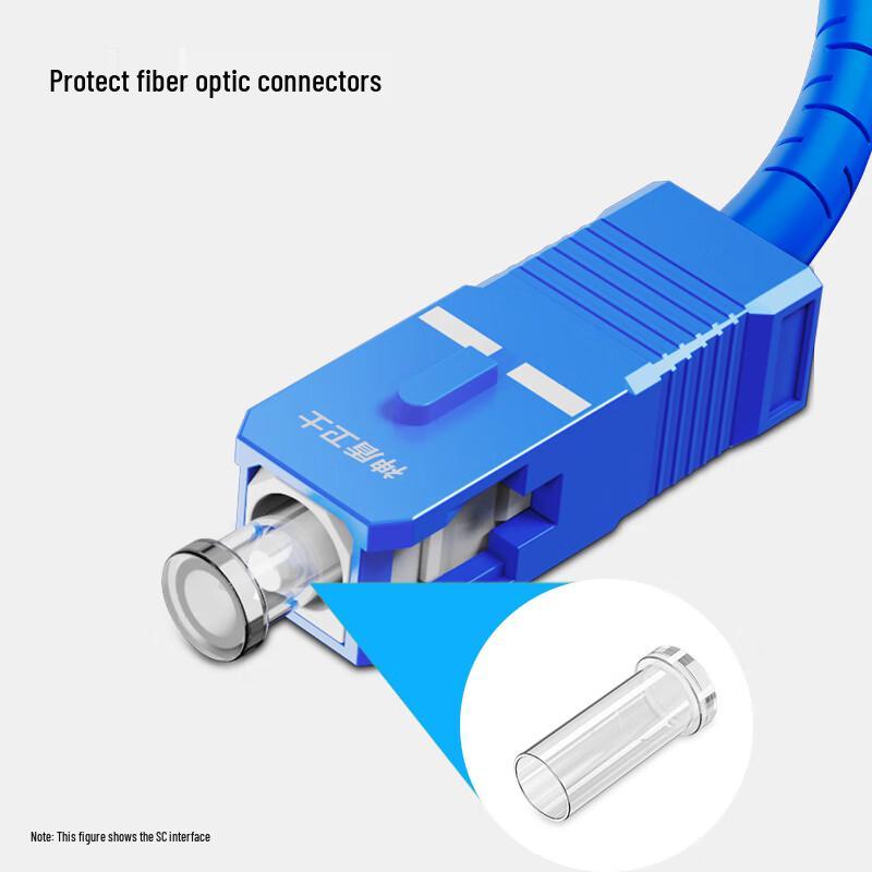 SDWS Telecom-Grade Multimode Dual-Core Armored Fiber Optic Patch Cord