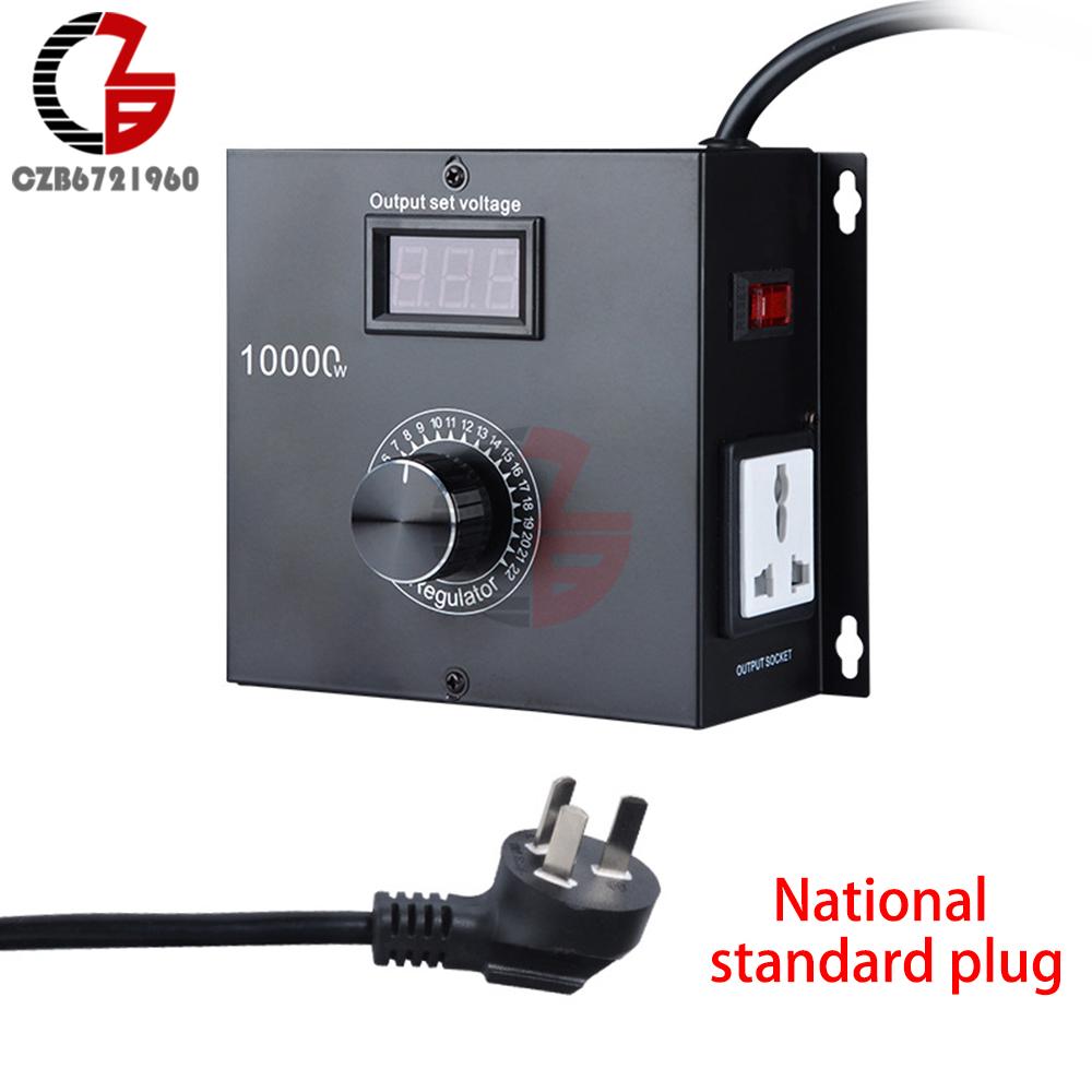 10000W AC 220V Elektrický regulátor napětí Regulátor Konvertor Regulátor Transformátor Variabilní napětí Stmívač Regulátor rychlosti