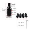 Universal Aluminum Alloy Car Auto Gear Manual Shift Knob Adapter Black for Non Threaded Shifters M12x1.25 M10x1.5 SK-1054-BK