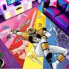 Mighty Morphin Power Rangers Print Rug, Washable Floor Carpet, For Entryway Dorm Laundry Room Office Study, Home Decor Birthday Christmas Gift