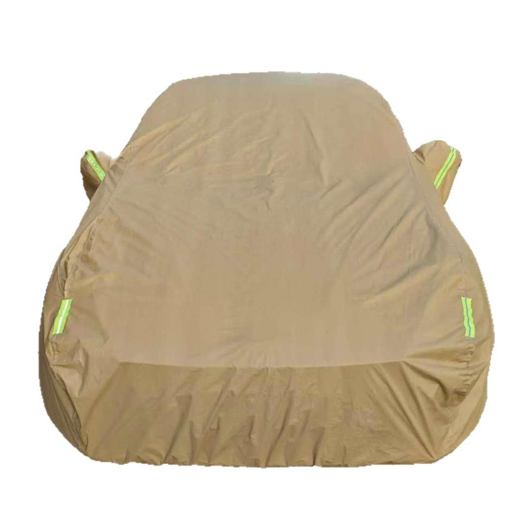 210D Oxford Fabric Car Cover: Waterproof, UV-Resistant, Full Protection Against Rain, Snow, Dust, and Scratches for All Seasons.