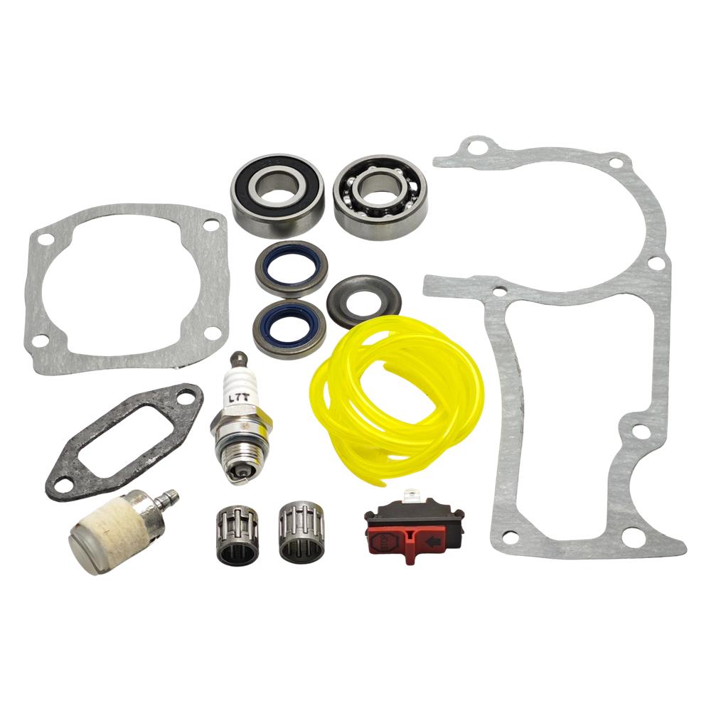 Crankshaft Bearings Seals Gaskets Kit For Husqvarna 362 365 371 372 372XP Chainsaw 503 64 72-01, 738 22 02-25, 503 96 15-01