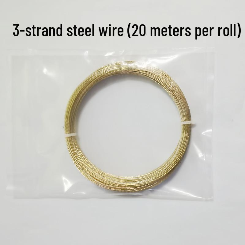 Kupferbeschichteter Stahl-Draht für Windschutzscheiben-Entfernung und -Einbau, Auto-Glas-Schneiden, 10m/20m 3-adrig