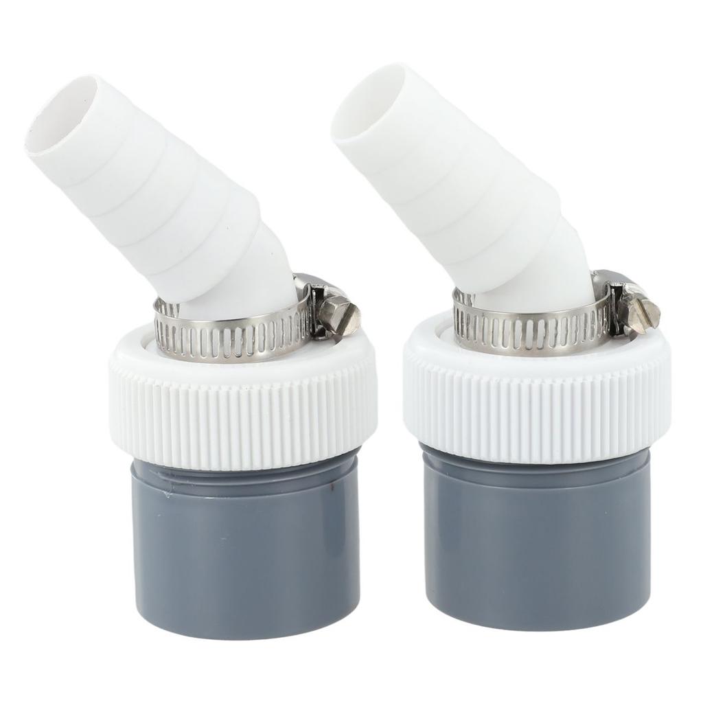 Easy Connection Drain Adapter Washbasin 40mm Size Drain Pipe Connector Long-lasting Performance Pipe Diameter 40MM