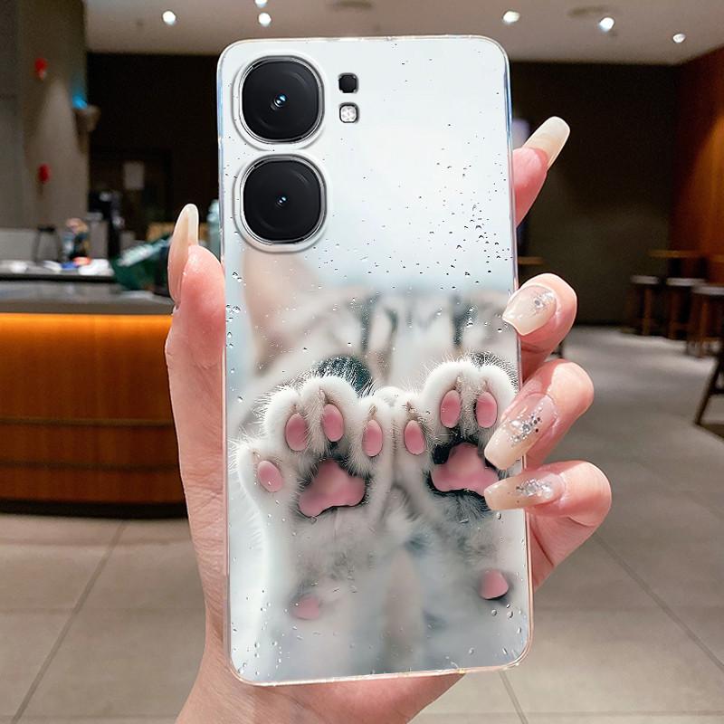 Casing For Vivo iQOO Neo9 Neo9s Pro+ Neo 9 9s Pro Plus 5G Luxury Dragon Cute Cool Boys Girls Transparent Phone Case Back Cover