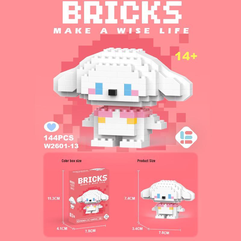 StellaLou Cartoon Minifigure Building Blocks – Educational Assembled Toys Blind Box Gift