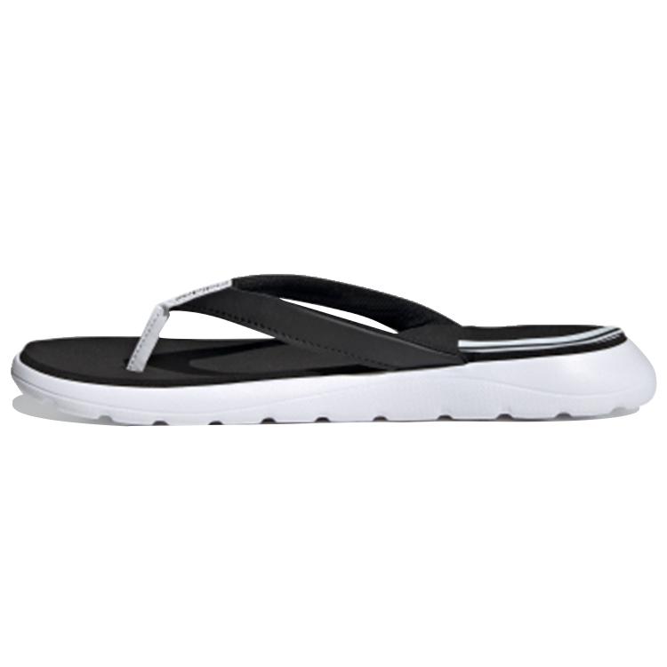 New Adidas Comfort Flip Flop 'White Black' Women's FY8656