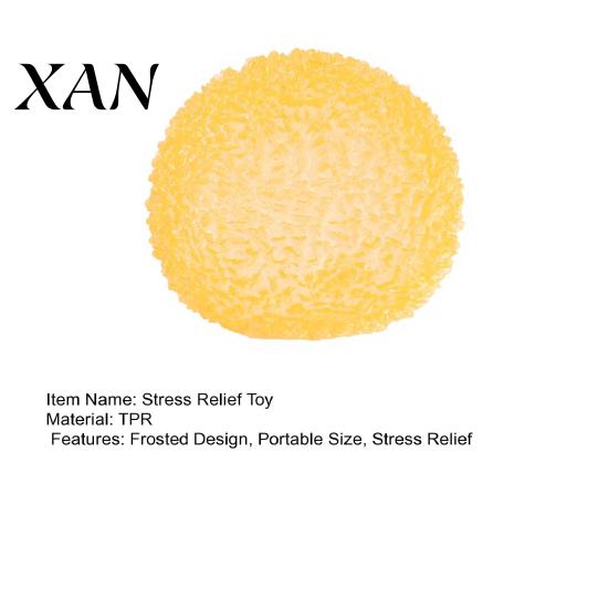 Stress Relief Toy Semitransparent Frosted Ball Anxiety Textured Squeeze Pinching Reliever Sensory Decompression Fidget Party Favors Soft