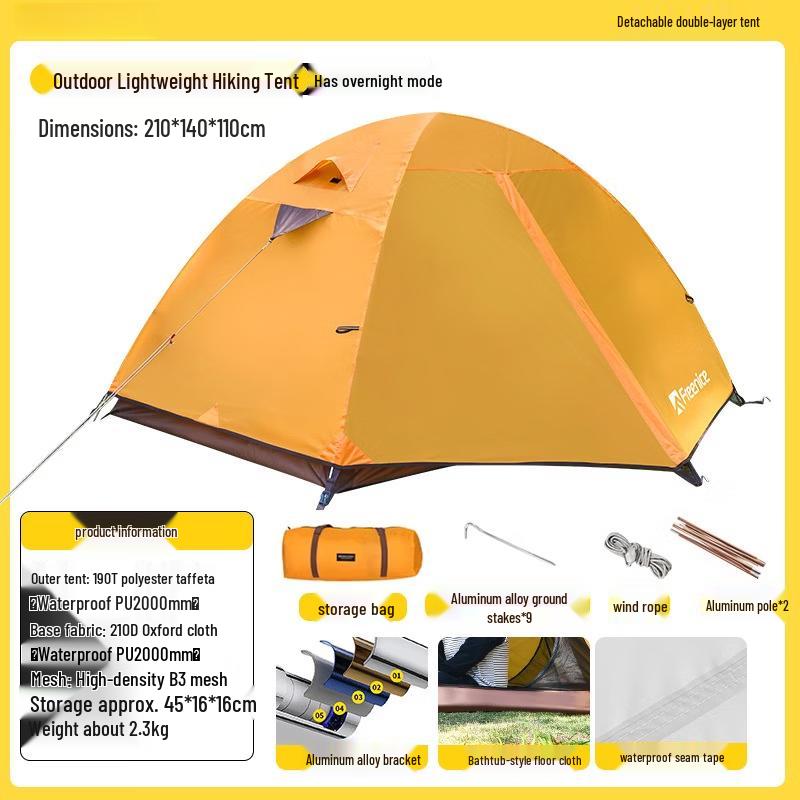 ZISIZ Outdoor Hiking Camping Tent