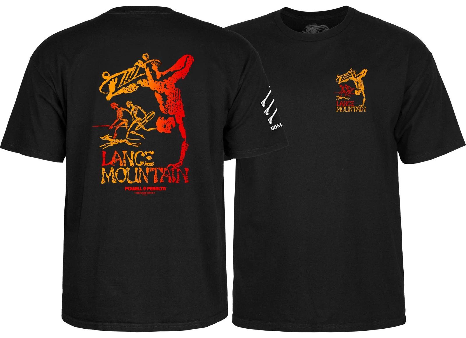 Powell Peralta BONES BRIGADE Lance Mountain FUTURE PRIMITIVE T Shirt BLACK S