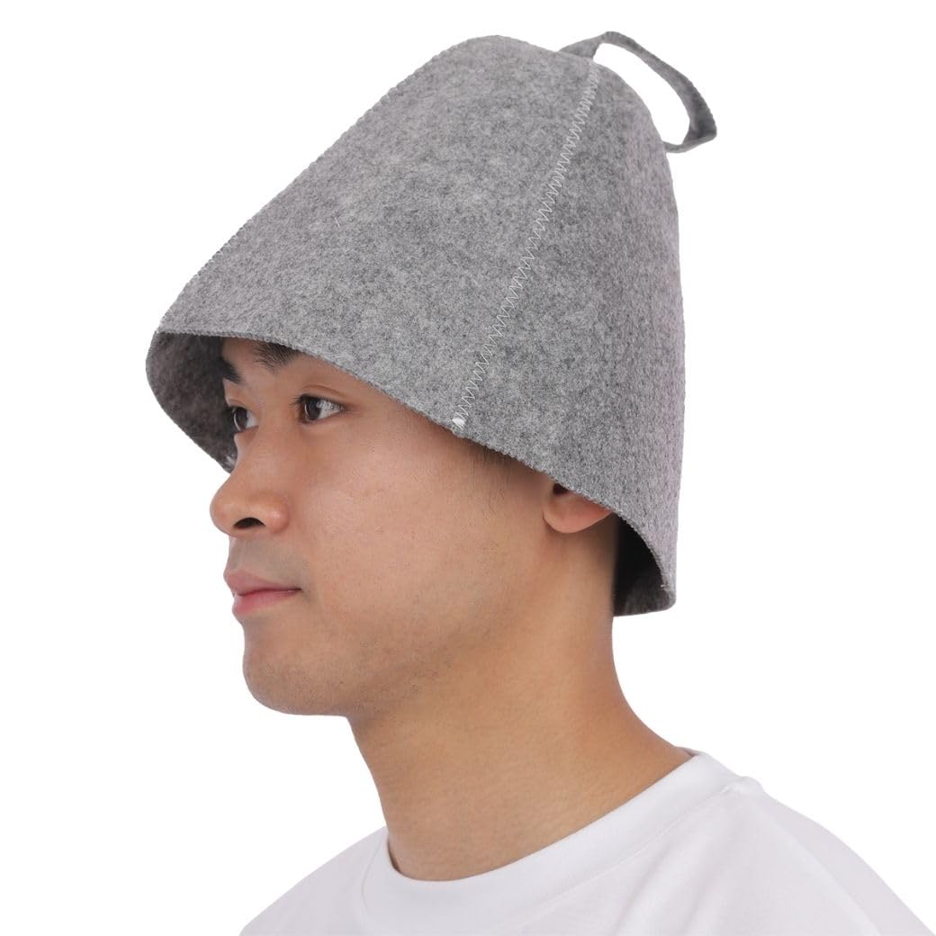 

Sauna Hat Gray [Sfrome] sf-saunahat