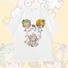 Bandai Summer 100 Cotton One Piece Big Three Anime T Shirt Unisex Women Loose Casual Tops