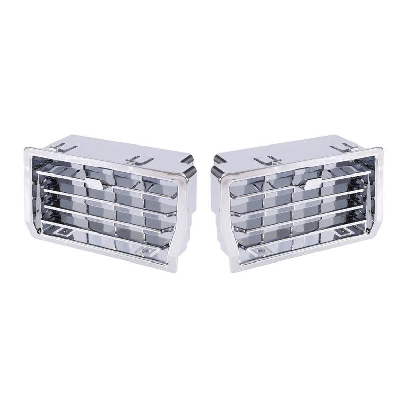 For Honda Goldwing GL1500 1988-2000 1Pair Show Chrome Lower Fairing Fresh Air Vent Covers For Motorcycle Street Bike 52-552 Silver Plating