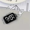 Hanging Style Digital Pendant Watch Square Luminous Pocket Watch  Backpacks Accessory