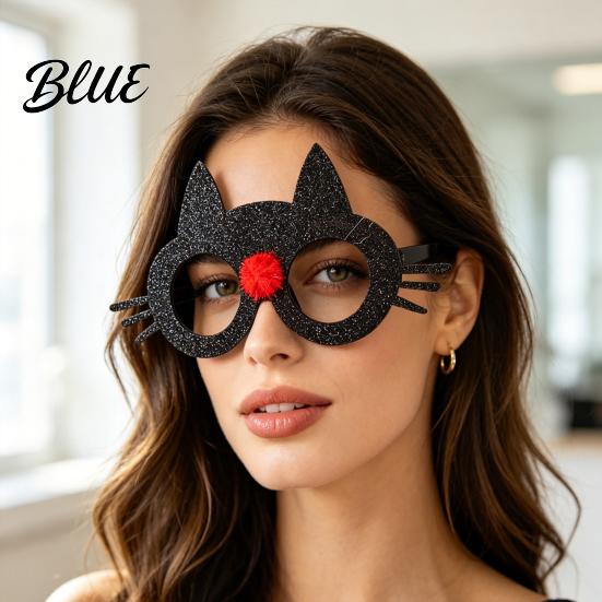 Durable Lightweight Festive Kids Adults Pumpkin Funny Glasses Frames Halloween Eyewear for Spooky Party Cute Ghost Eyeglass Photo Booth