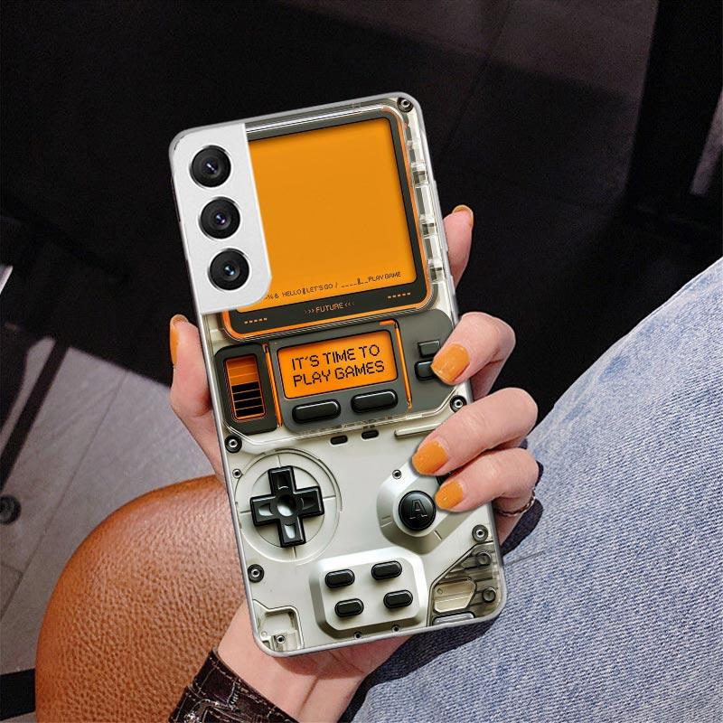 Games Console Fashion Boy Phnoe Case for Samsung Galaxy S26 S25 Edge S23 S24 Ultra S22 Plus S21 S20 FE Unique Cover Soft Coque G