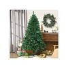 HOMCOM Sapin de Noël 1,8 m Sapin artificiel 1000 branches Pied métallique PVC Vert Ø120 x 180H cm