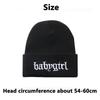 Send girlfriend Embroidery Beanie Hip hop cold cap Winter Babygirl Wool cap Knitted hat