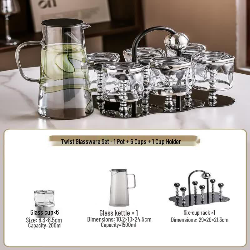 Elegant Glass Drinkware Set