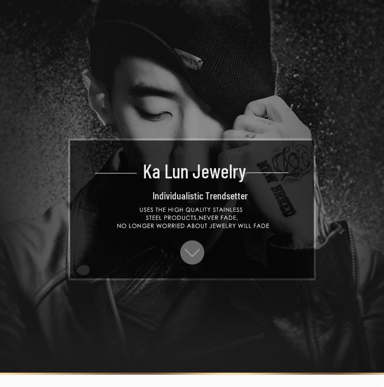 Korean Style Stainless Steel Cross Necklace & Men's Titanium Steel Bracelet Set