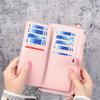 1 Pcs New PU Leather Long Multi-card Position Clutch Buckle Zipper Studen Wallets Women's Wallet Multifunctional Fashion New