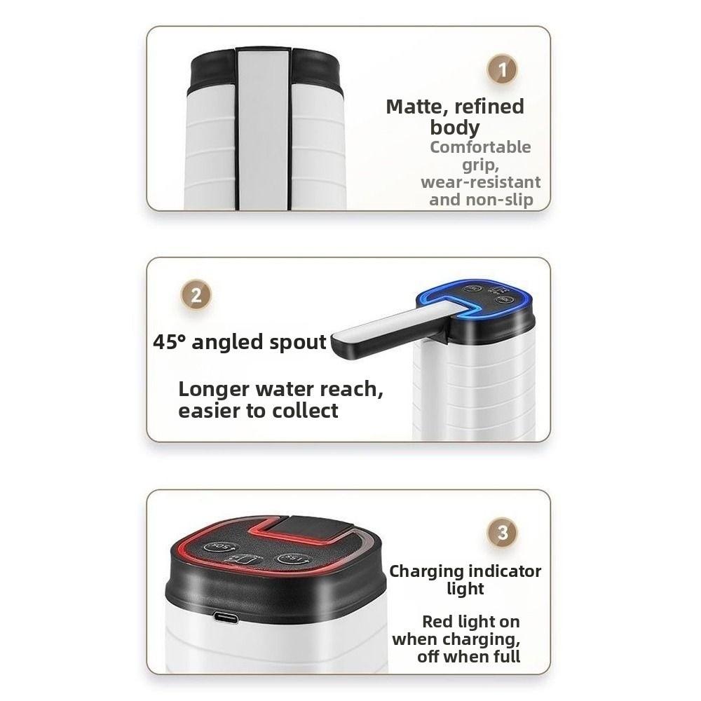 Foldable Electric Water Dispenser Powerful Pump Automatic Drinking Water Pump  Water Gallon Bottle
