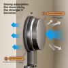 Space Aluminum Suction Cup Hook Set With Multiple Load Capacity For Bathroom And Home Storage