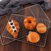 Cookie Drying Rack Grid Mesh Baking Cooling Rack Nonstick Rectangular Barbecue Holder Shelf Wear-resistant Oil Drain Rack Cake