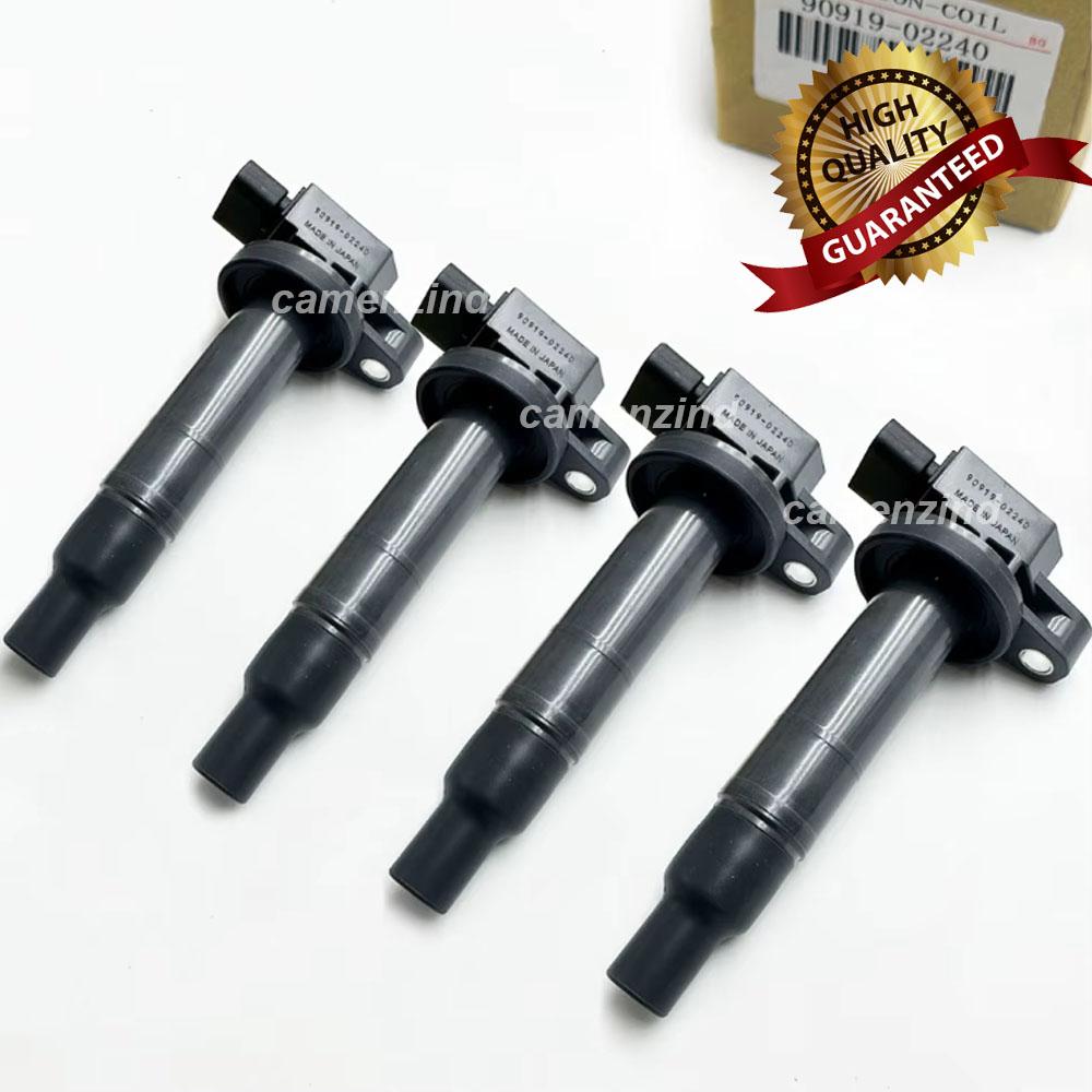 1/4PCS Ignition Coil 90919-02240 90919-02265 90080-19021 UF316 For Scion Prius Yaris 2000-2019 1.5L 1.8L 673-1306 9091902240