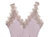 2026 Spring European Style Satin Dress with Eyelash Lace Trim
