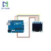 OLED display module Mini 0.96 inch monochrome display module 6PIN 3.3V resolution 128x64 control chip SSD1306 SPI/IIC
